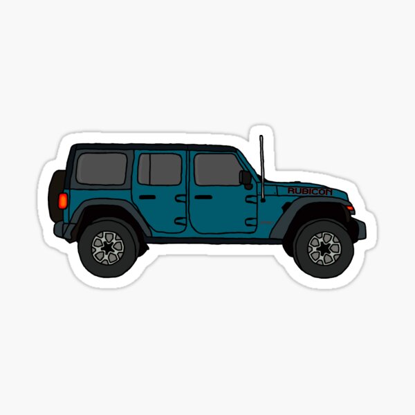 Turquoise Jeep Wrangler Gifts & Merchandise for Sale | Redbubble