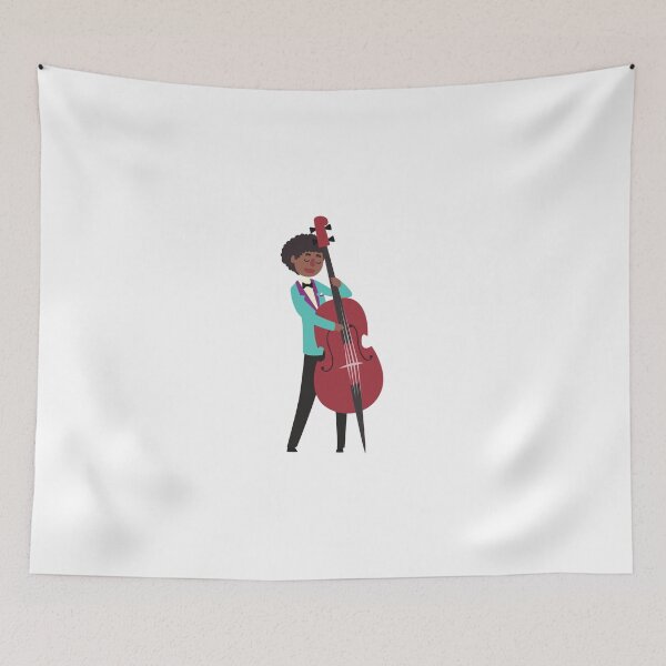 Item preview, Contrabass player designed and sold by withlovefrom.