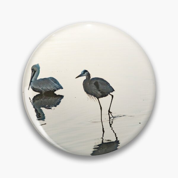 Item preview, Great Blue Heron and  Brown pelican designed and sold by KensLensDesigns.