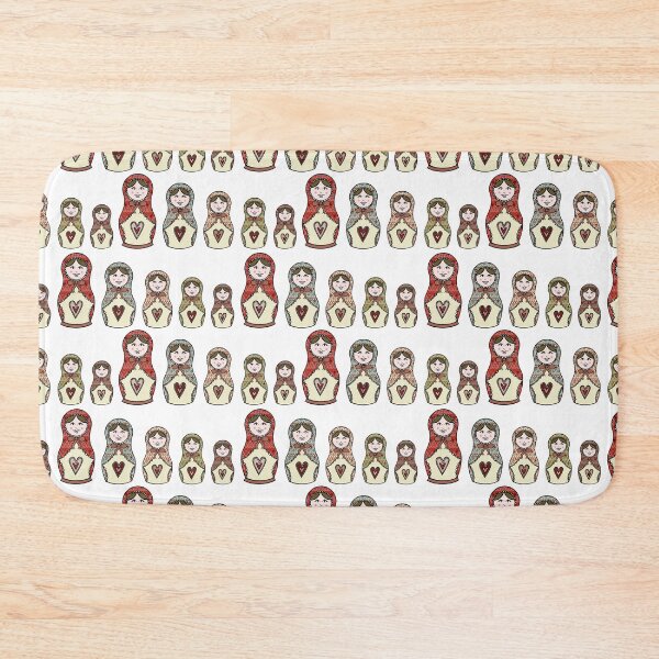 Item preview, Russian Dolls, Matryoshka Pattern 6 designed and sold by Helen McCartney Designs.