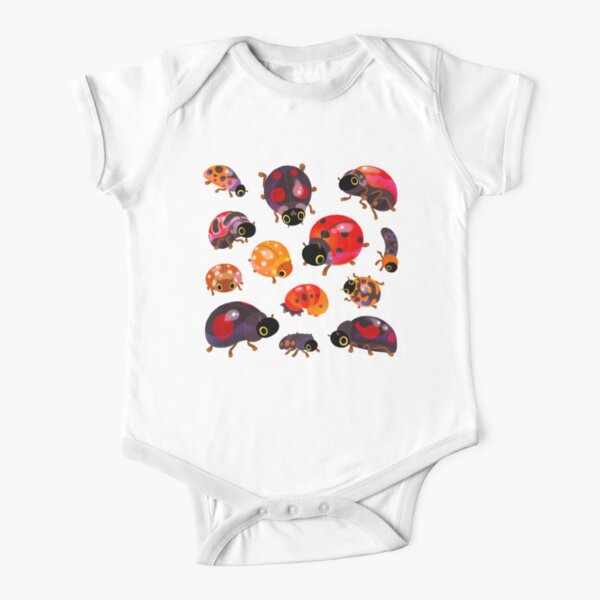 Lady beetles Short Sleeve Baby One-Piece