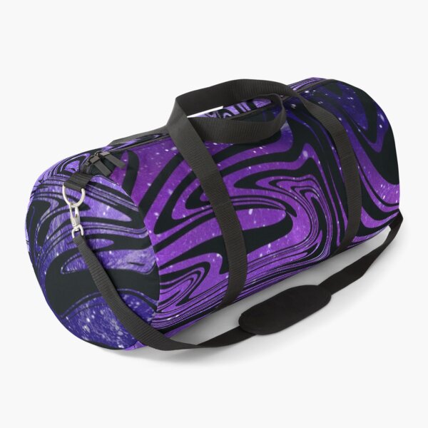 Marbled Cosmos in Violet Duffle Bag