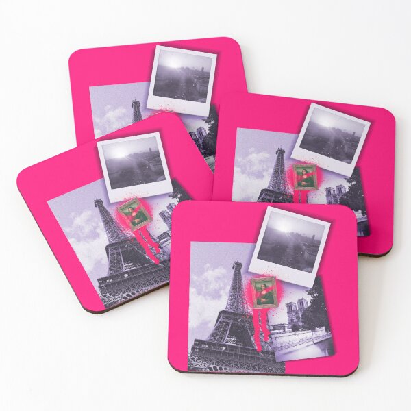 Item preview, Paris Collage spray paint (pink & purple) designed and sold by abigabhall.