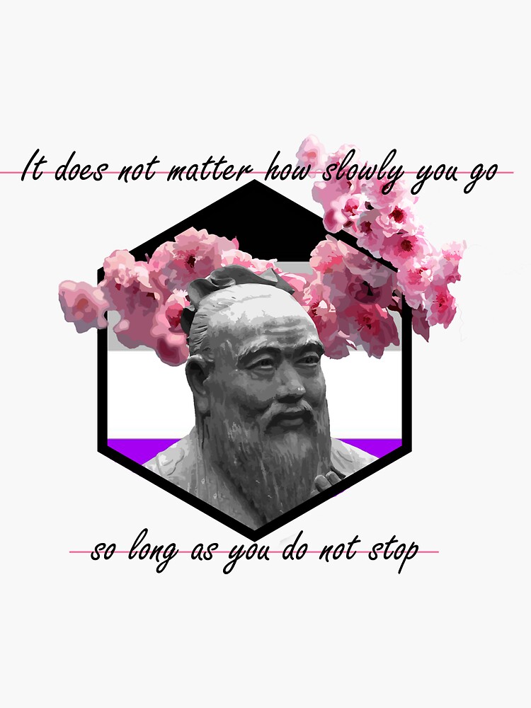 Confucius Asexual Lgbt Collection Sticker By Mcimc Redbubble 5046