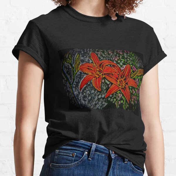 Nightblooming Daylily Flowers Classic T-Shirt
