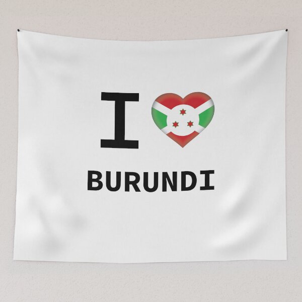 Item preview, I HEART BURUNDI designed and sold by Mxdesign888.