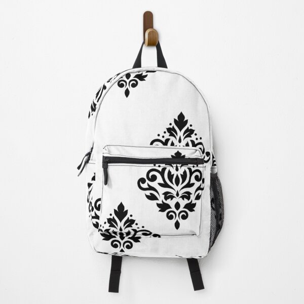 Item preview, Scroll Damask Art I Black on White designed and sold by NataliePaskell.