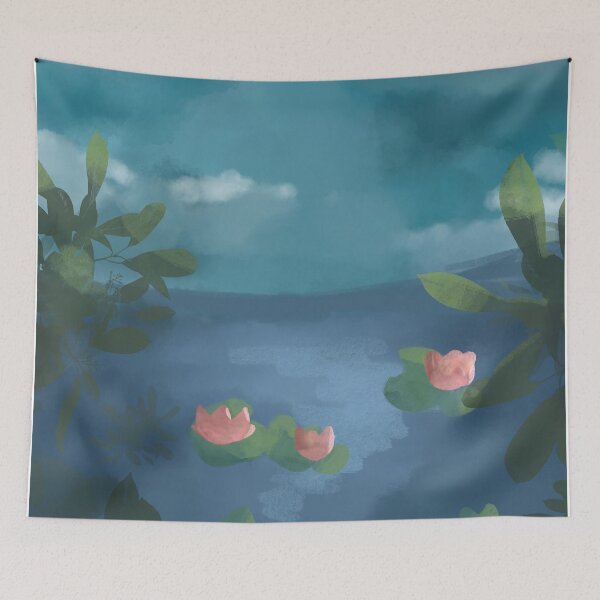 Item preview, Lily Pads on a Stormy Day designed and sold by MoClan-Graphics.