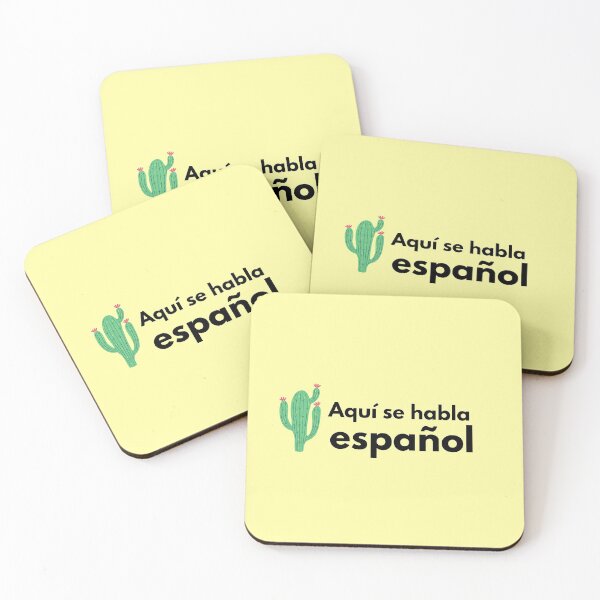Artikelvorschau, Aquí se habla español cactus- Wir sprechen hier Spanisch entworfen und verkauft von CloudNinetyNine.