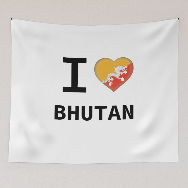 Item preview, I HEART BHUTAN designed and sold by Mxdesign888.