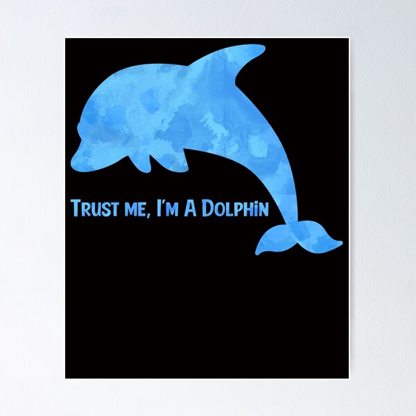 Funny Dolphin Puns Wall Art for Sale