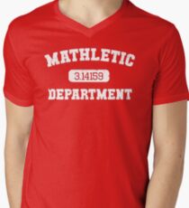 Mathletic Department Men's V-Neck T-Shirt