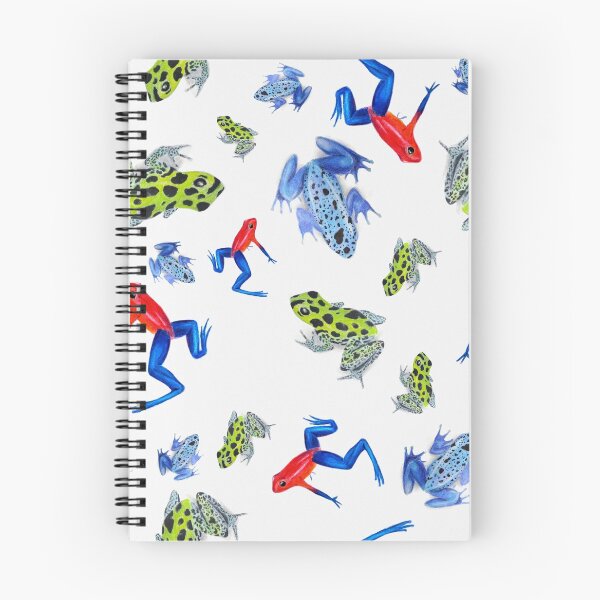 Aperçu de l'œuvre Poison Dart Frog Scatter Print créée et vendue par ErinKArtist.