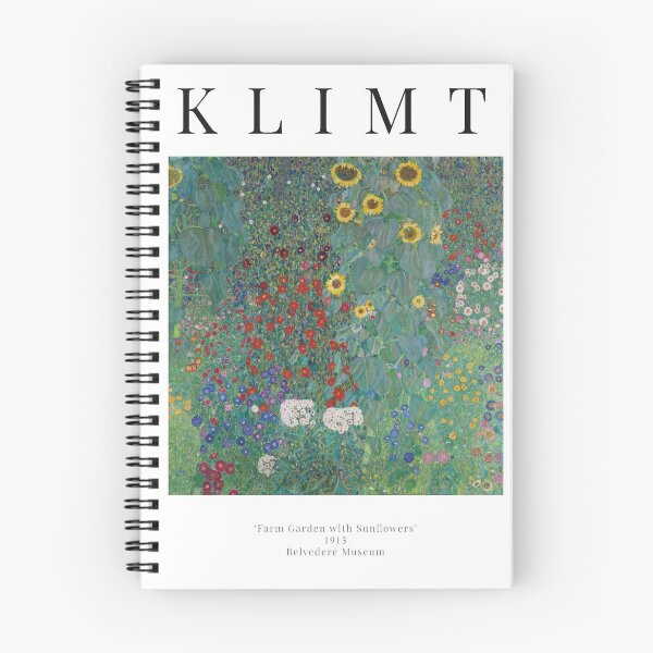 Item preview, Cottage Garden With Sunflowers - Gustav Klimt - Exhibition Poster designed and sold by studiofrivolo.