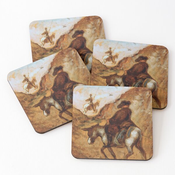 Item preview,  Don Quixote and Sancho Panza by Honoré Daumier designed and sold by Amanda1775.