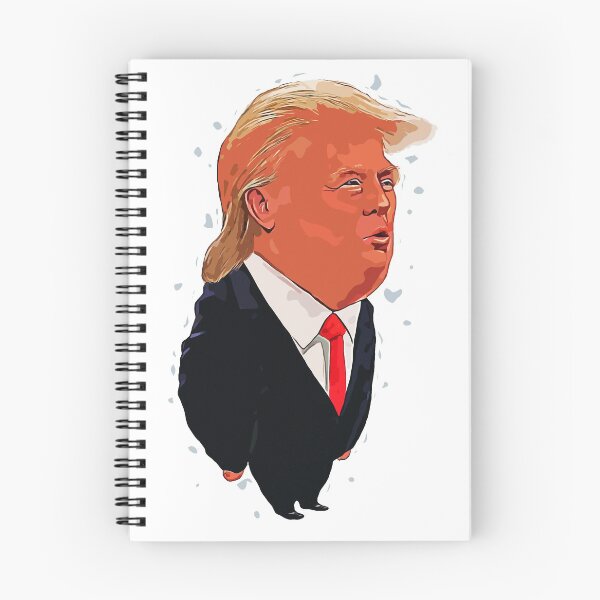 Aperçu de l'œuvre Caricature de Trump créée et vendue par Rawpixel.