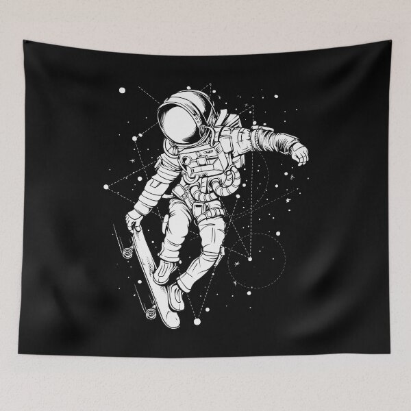 Item preview, Skateboarding Astronaut in Space designed and sold by CrystalCrush.