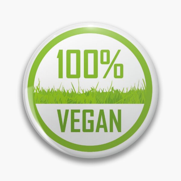 Item preview, 100 percent Vegan food logo stamp with text and numeral designed and sold by Shawlin Islam.