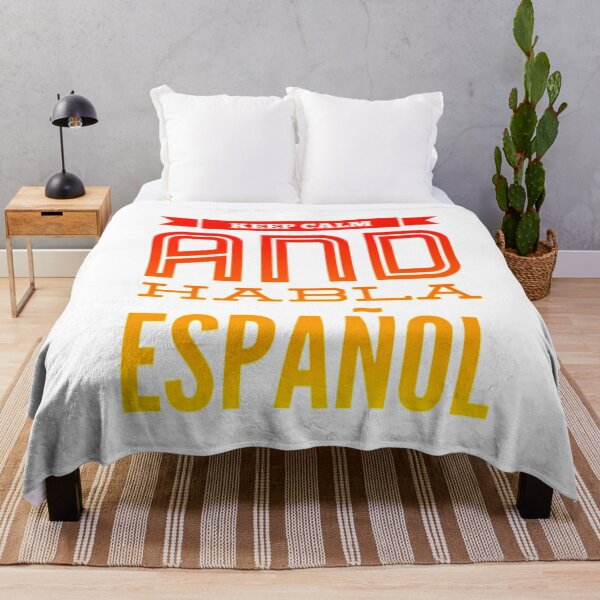 Item preview, ¡Mantén la calma y habla español! ¡Aficionados españoles! designed and sold by missmarylin.