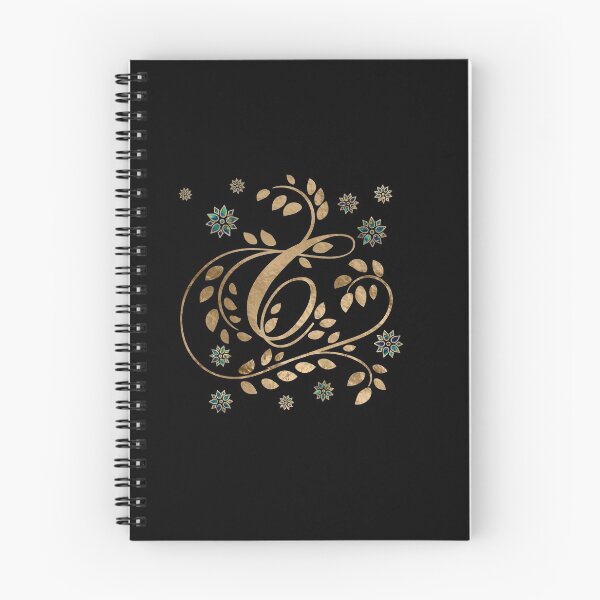 Item preview, Luxury Golden Calligraphy Monogram with letter C designed and sold by k9printart.