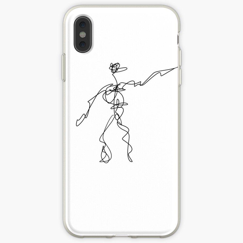 "Stick figure" iPhone Case & Cover by Gerd-Hoffmann | Redbubble