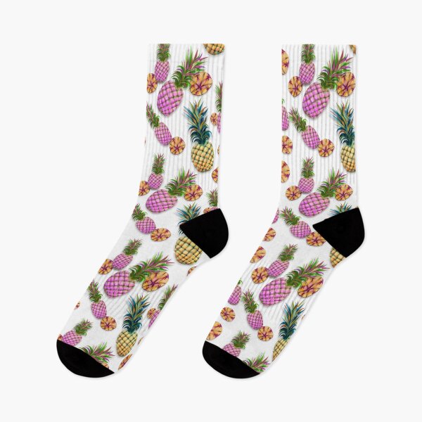 Item preview, Pineapples & Sandollars on white designed and sold by Linda Sholberg.