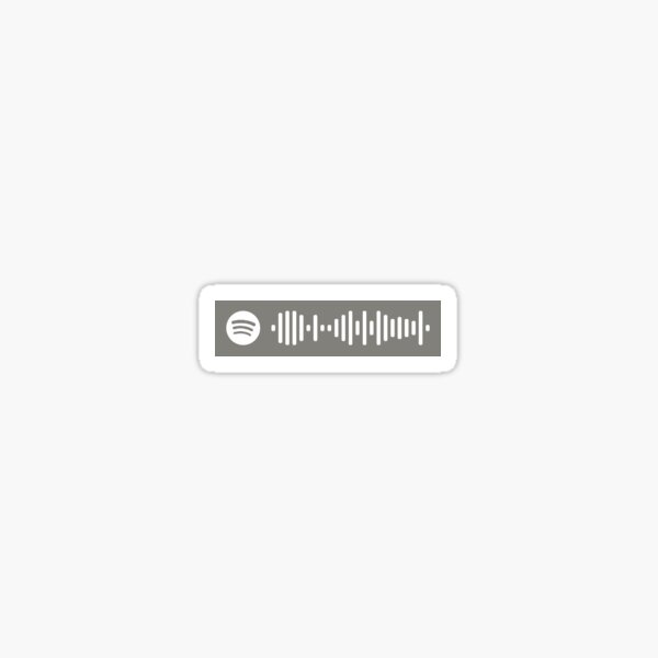 Die A Happy Man Spotify Scan Sticker
