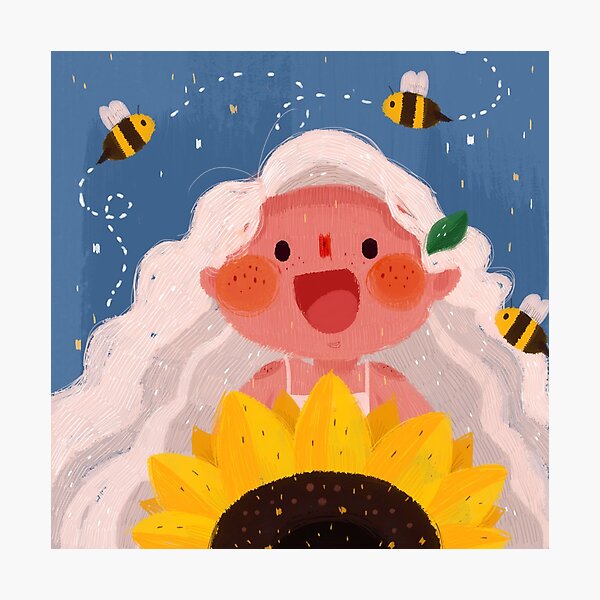 It's summer time for sunflower to bloom Photographic Print