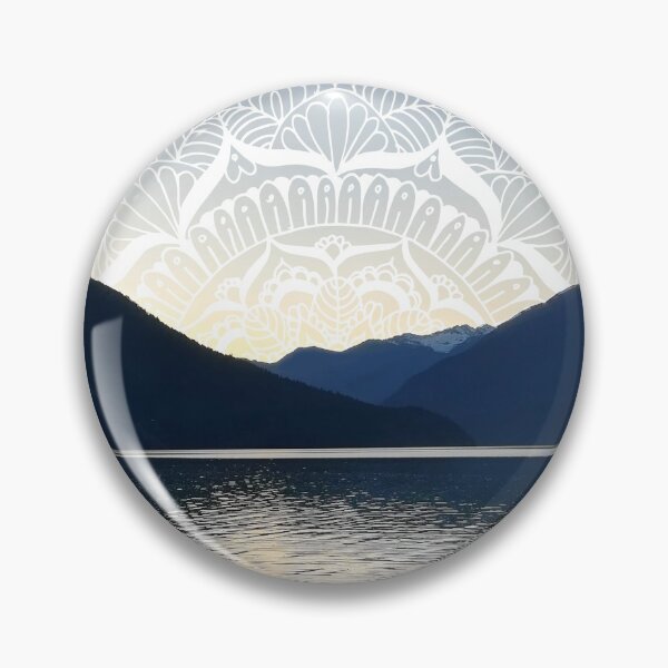 Item preview, Mandala Over the Lake at Sunset designed and sold by Julie Erin Designs.