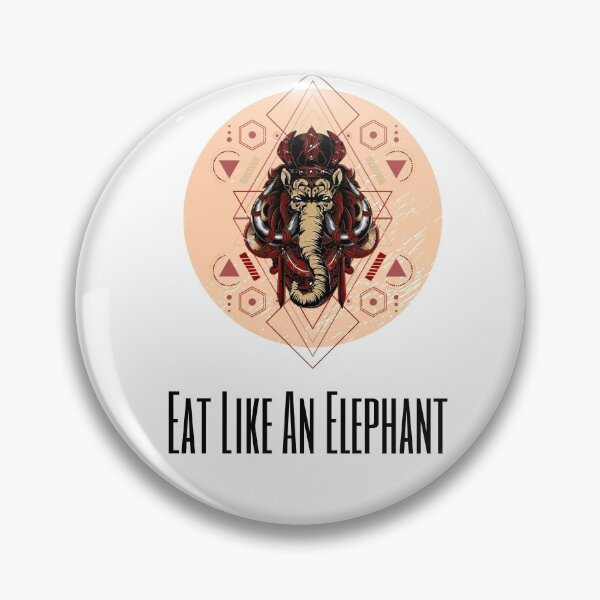 Item preview, Eat Like An Elephant designed and sold by VeganShirtly.