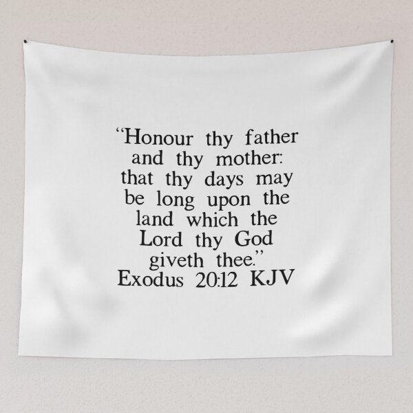 Item preview, Exodus 20:12 KJV designed and sold by IBMClothing.