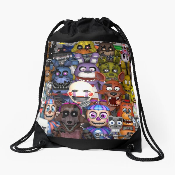 Five Nights At Freddy's -16 3D Let's Rock - School Bag / Backpack Official  FNAF