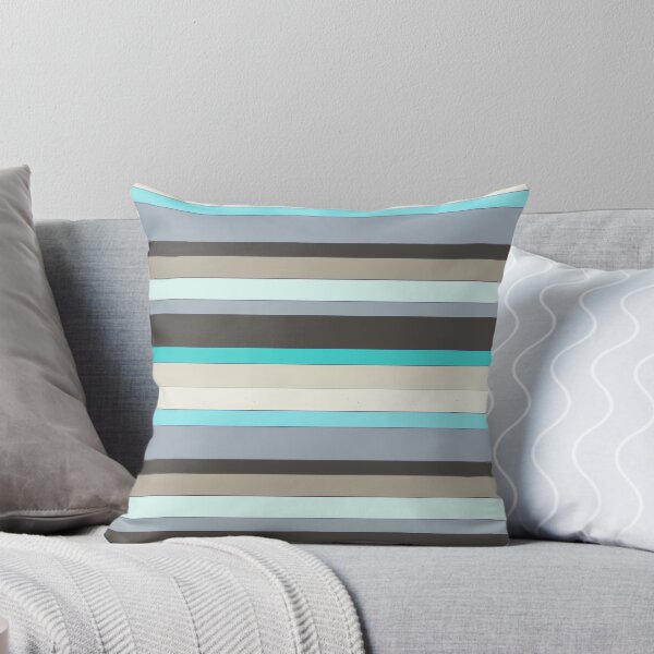 Item preview, Striped gray blue black designed and sold by Abstractlara.