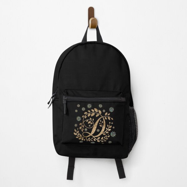 Item preview, Luxury Golden Calligraphy Monogram with letter D designed and sold by k9printart.