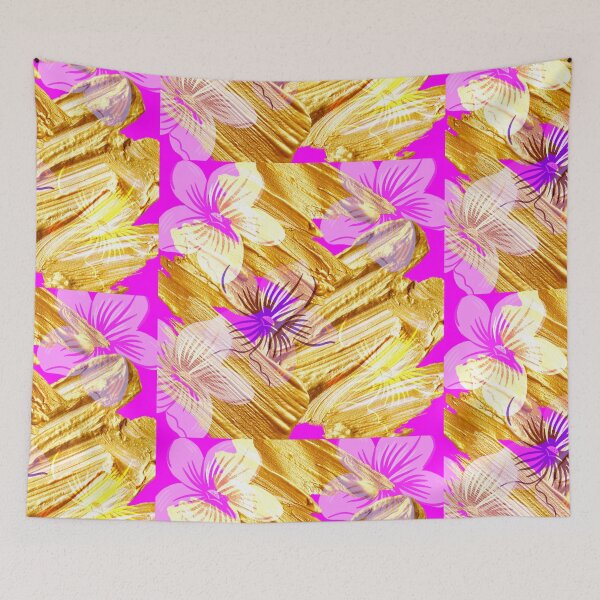 Item preview, Gold paint / abstract  designed and sold by silviasunflower.