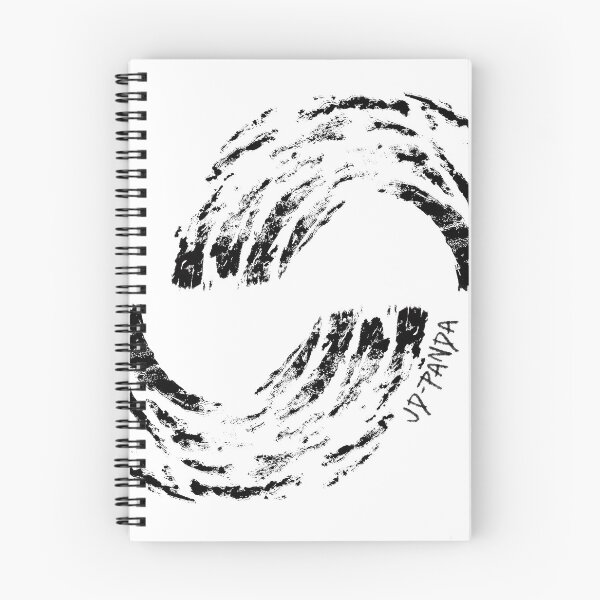 Item preview, Offset Semi-Circles Linoleum Block Print in Black designed and sold by JD-PANDA.