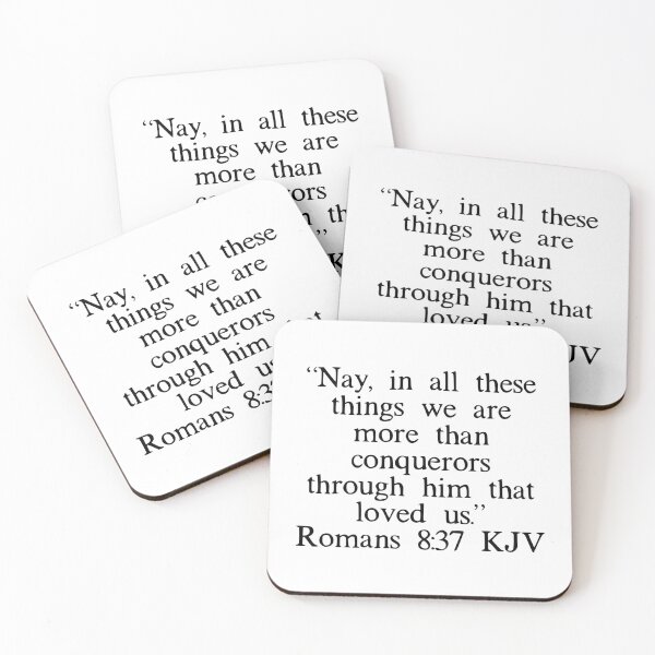 Item preview, Romans 8:37 KJV designed and sold by IBMClothing.