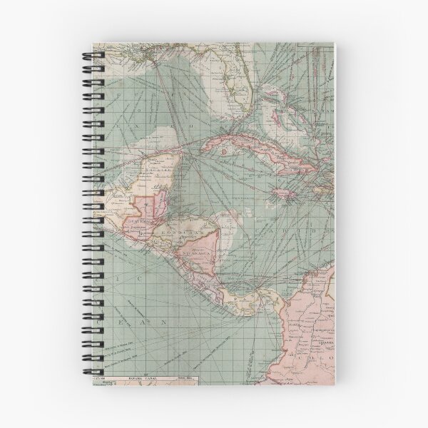 Item preview, Vintage Caribbean & Central America Map (1905) designed and sold by BravuraMedia.