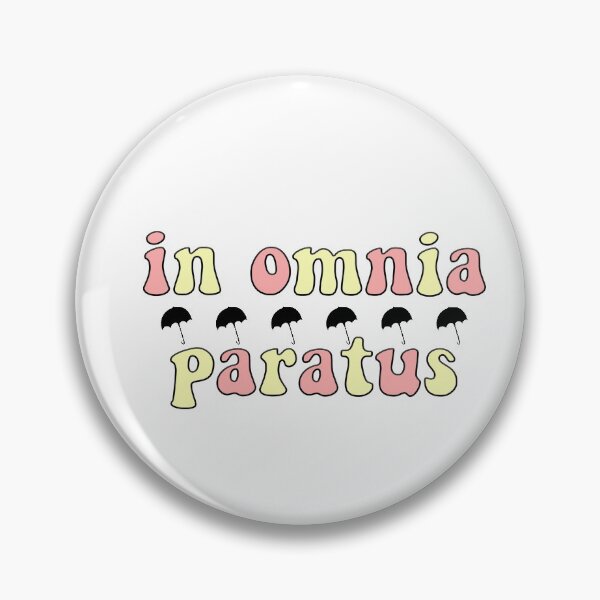Artikelvorschau, In Omnia Paratus Aufkleber entworfen und verkauft von formansbasement.