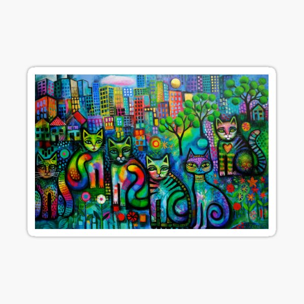 Item preview, Metropolitan cats designed and sold by Karin Zeller.