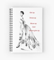 Audrey Hepburn Quote Spiral Notebook