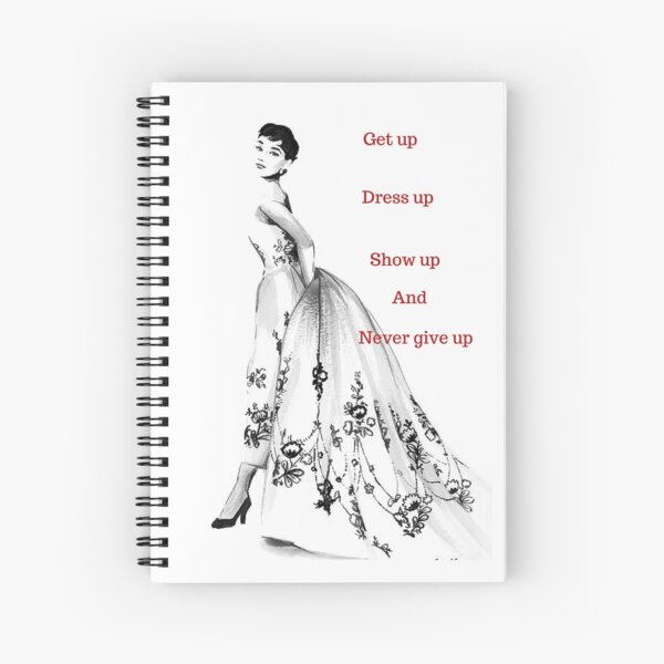 Audrey Hepburn Quote Spiral Notebook