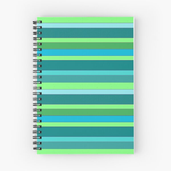 Item preview, Blue green striped designed and sold by Abstractlara.