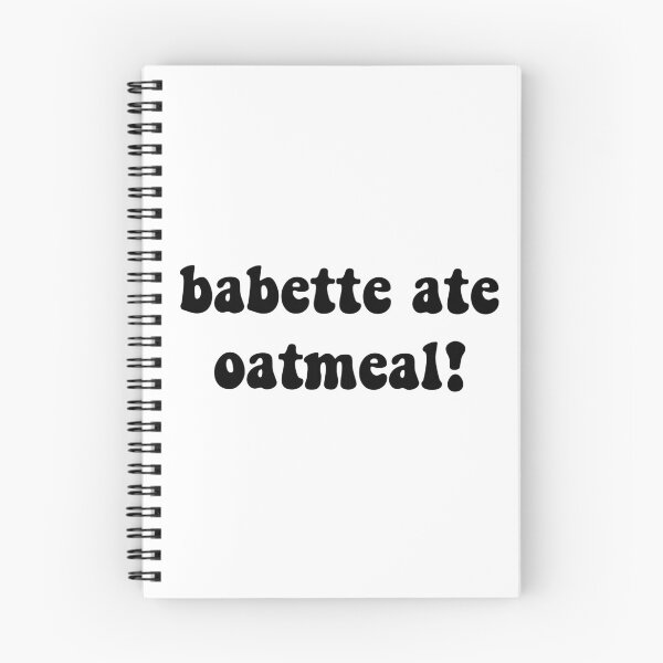 Artikelvorschau, Babette aß Haferflockenaufkleber entworfen und verkauft von formansbasement.