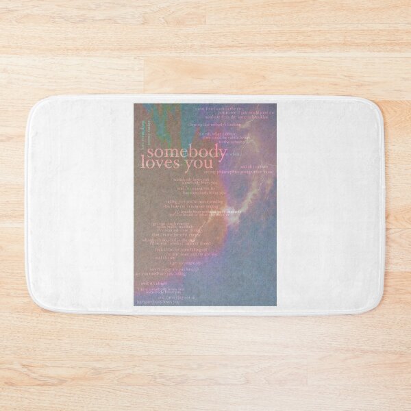 Item preview, somebody loves you - love is not dying jeremy zucker typographic designed and sold by hilariffic.