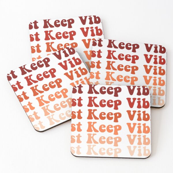 Item preview, Just Keep Vibin' Orange designed and sold by CMORRISON12345.