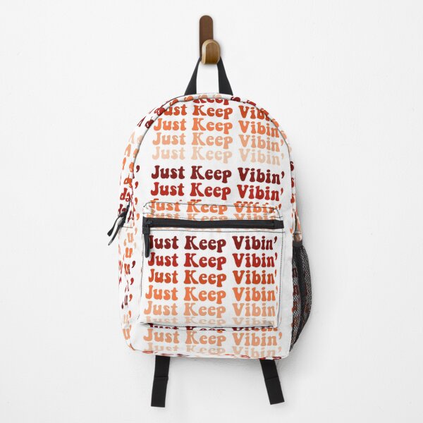 Item preview, Just Keep Vibin' Orange designed and sold by CMORRISON12345.