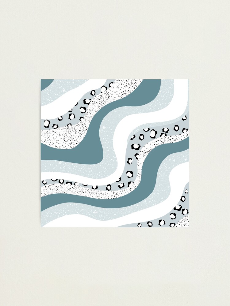 Pastel Aesthetic Waves Photographic Print By Okihanashop Redbubble