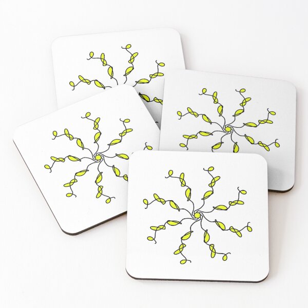 Item preview, Yellow Vine Spiral Pattern designed and sold by AJ505.
