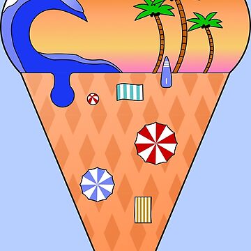 Artwork thumbnail, Summer Beach Ice Cream by JTatum95